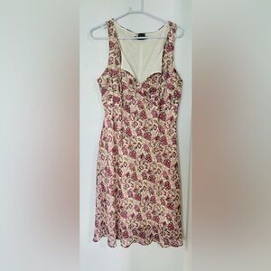 Floral midi dress. Flowy, light, excellent condition.